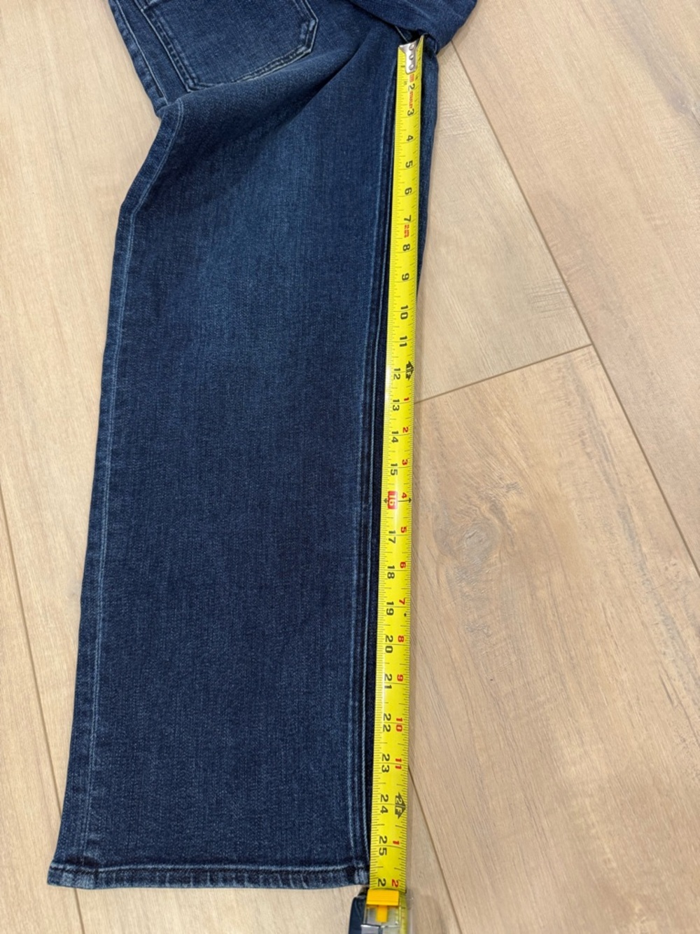 Quince Dark Indigo Wide-Leg High-Rise Jeans - Picture 4 of 6